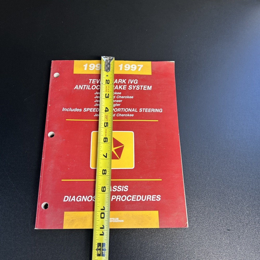 1996 1997 JEEP Teves Mark 1VG Anti Lock Brakes System Chassis Diagnostic Manual - Picture 6 of 12
